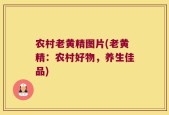 农村老黄精图片(老黄精：农村好物，养生佳品)