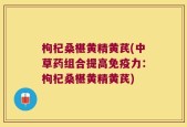 枸杞桑椹黄精黄芪(中草药组合提高免疫力：枸杞桑椹黄精黄芪)