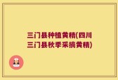 三门县种植黄精(四川三门县秋季采摘黄精)