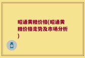 昭通黄精价格(昭通黄精价格走势及市场分析)