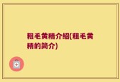 粗毛黄精介绍(粗毛黄精的简介)