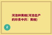 河池种黄精(河池出产的珍贵中药：黄精)
