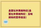 桑葚杜仲黄精枸杞(桑葚杜仲黄精枸杞：五味调和的营养组合)