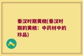 秦汉时期黄精(秦汉时期的黄精：中药材中的珍品)