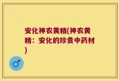 安化神农黄精(神农黄精：安化的珍贵中药材)