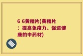 6 6黄精片(黄精片：提高免疫力、促进健康的中药材)