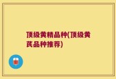 顶级黄精品种(顶级黄芪品种推荐)
