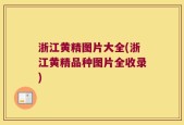 浙江黄精图片大全(浙江黄精品种图片全收录)
