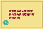 制黄精与油头黄精(黄精与油头黄精原材料及功效对比)