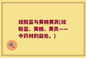 绞股蓝与黄精黄芪(绞股蓝、黄精、黄芪——中药材的益处。)