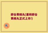 辟谷黄精丸(重磅辟谷黄精丸正式上市!)