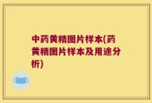 中药黄精图片样本(药黄精图片样本及用途分析)