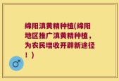 绵阳滇黄精种植(绵阳地区推广滇黄精种植，为农民增收开辟新途径！)