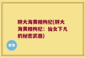 胖大海黄精枸杞(胖大海黄精枸杞：仙女下凡的秘密武器)