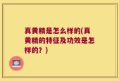 真黄精是怎么样的(真黄精的特征及功效是怎样的？)