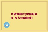 九转黄精片(黄精好处多 多方位助健康)