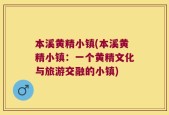 本溪黄精小镇(本溪黄精小镇：一个黄精文化与旅游交融的小镇)