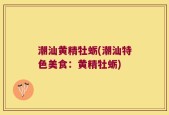 潮汕黄精牡蛎(潮汕特色美食：黄精牡蛎)