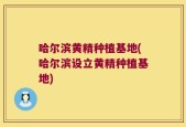 哈尔滨黄精种植基地(哈尔滨设立黄精种植基地)