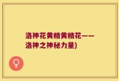 洛神花黄精黄精花——洛神之神秘力量)