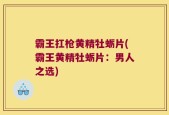 霸王扛枪黄精牡蛎片(霸王黄精牡蛎片：男人之选)