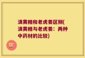 滇黄精和老虎姜区别(滇黄精与老虎姜：两种中药材的比较)