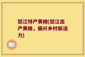怒江特产黄精(怒江出产黄精，振兴乡村新活力)