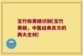 玉竹和黄精识别(玉竹黄精，中医经典良方的两大主材)