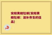 安阳黄精牡蛎(安阳黄精牡蛎：滋补养生的佳品)
