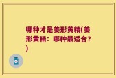 哪种才是姜形黄精(姜形黄精：哪种最适合？)