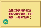 桑葚红参黄精枸杞(赤果枸杞黄参桑葚，护肝滋阴，一起来了解！)