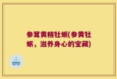 参茸黄精牡蛎(参黄牡蛎，滋养身心的宝藏)