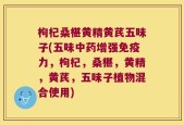 枸杞桑椹黄精黄芪五味子(五味中药增强免疫力，枸杞，桑椹，黄精，黄芪，五味子植物混合使用)