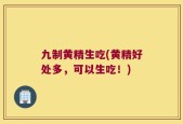 九制黄精生吃(黄精好处多，可以生吃！)