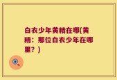 白衣少年黄精在哪(黄精：那位白衣少年在哪里？)