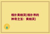 相扑黄精灵(相扑界的神奇之玉：黄精灵)