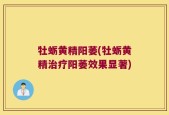牡蛎黄精阳萎(牡蛎黄精治疗阳萎效果显著)