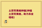土茯苓黄精种植(种植土茯苓黄精，助力农业增收)