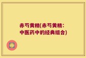 赤芍黄精(赤芍黄精：中医药中的经典组合)