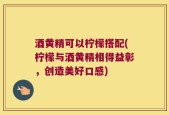 酒黄精可以柠檬搭配(柠檬与酒黄精相得益彰，创造美好口感)