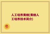 人工培养黄精(黄精人工培养技术简介)