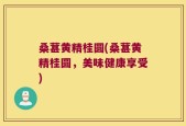 桑葚黄精桂圆(桑葚黄精桂圆，美味健康享受)