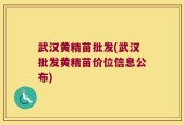 武汉黄精苗批发(武汉批发黄精苗价位信息公布)