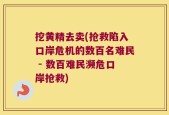 挖黄精去卖(抢救陷入口岸危机的数百名难民 - 数百难民濒危口岸抢救)