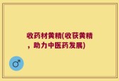 收药材黄精(收获黄精，助力中医药发展)