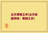 北方黄精之乡(北方田园风味：黄精之乡)