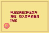 神龙架黄精(神龙架与黄精：悠久传承的医用珍品)
