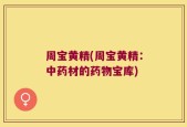 周宝黄精(周宝黄精：中药材的药物宝库)