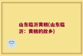 山东临沂黄精(山东临沂：黄精的故乡)