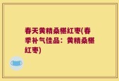 春天黄精桑椹红枣(春季补气佳品：黄精桑椹红枣)